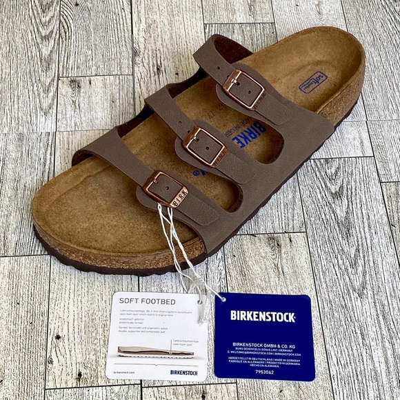 NIB✨Birkenstock Women’s Three-Strap Comfort Soft Footbed Slide Sandal- Florida - Picture 15 of 16